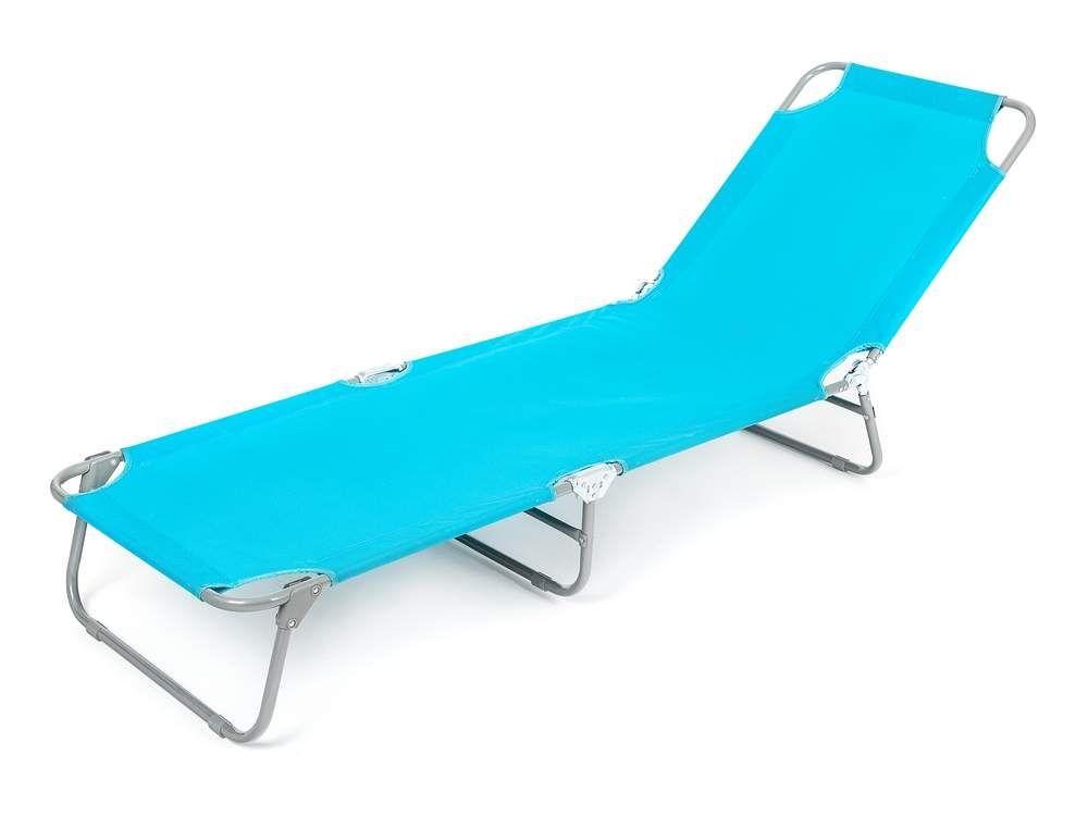 Leżak plażowy SUNBAY - jasnoniebieski
