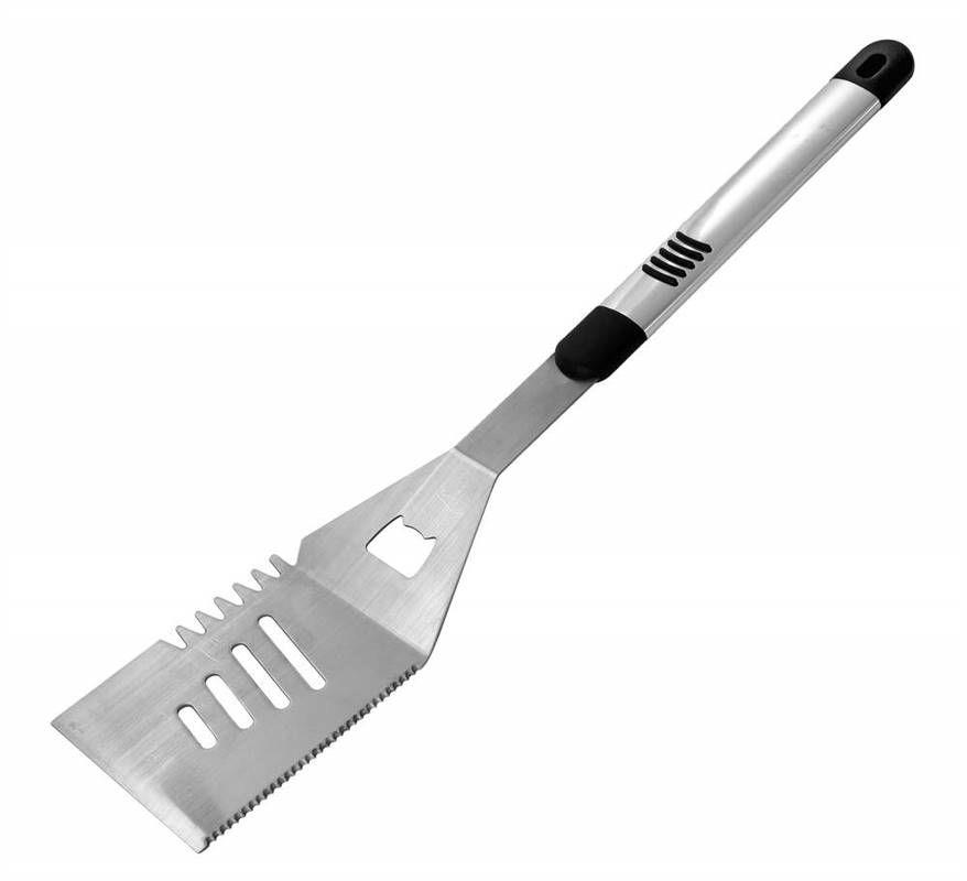 Turning spatula for barbecue