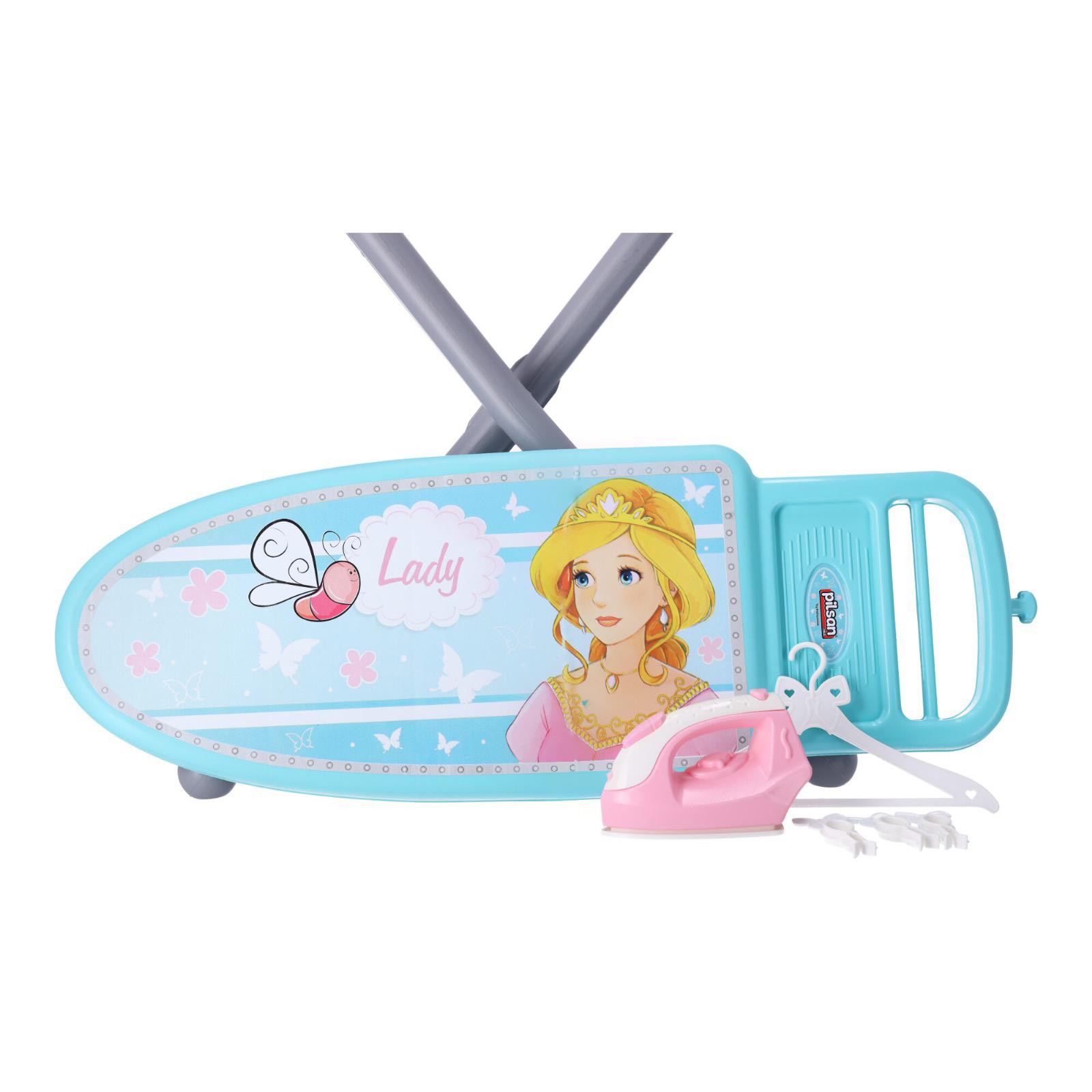 Ironing board with clothes hanger - a child's toy Pilsan