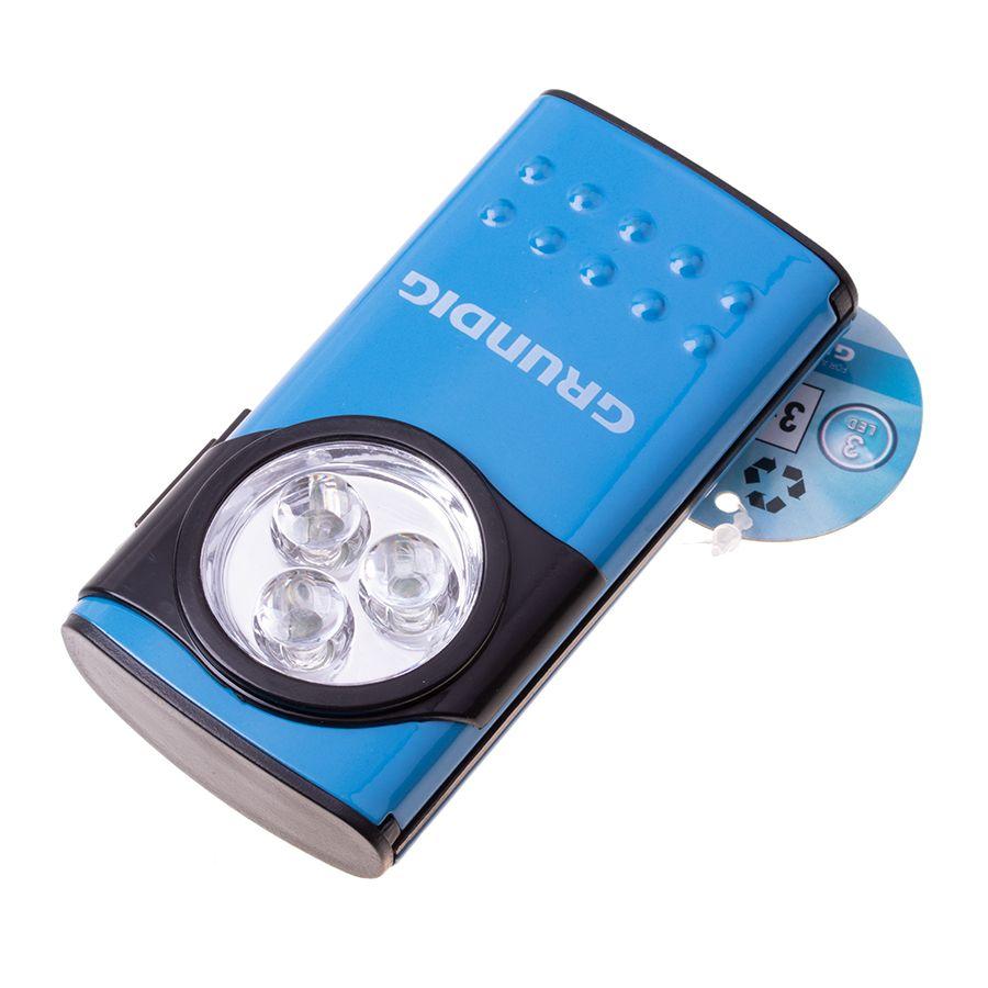 LED handheld pocket flashlight, strong - blue