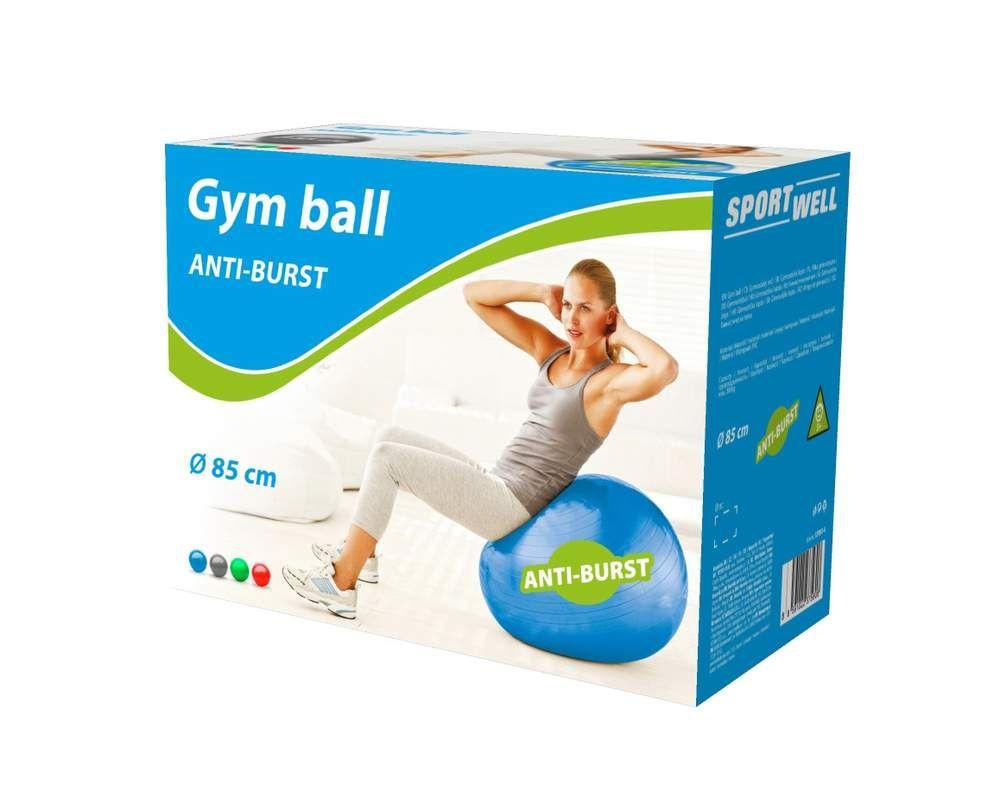 Gymnastic ball 85cm SPORTWELL - green