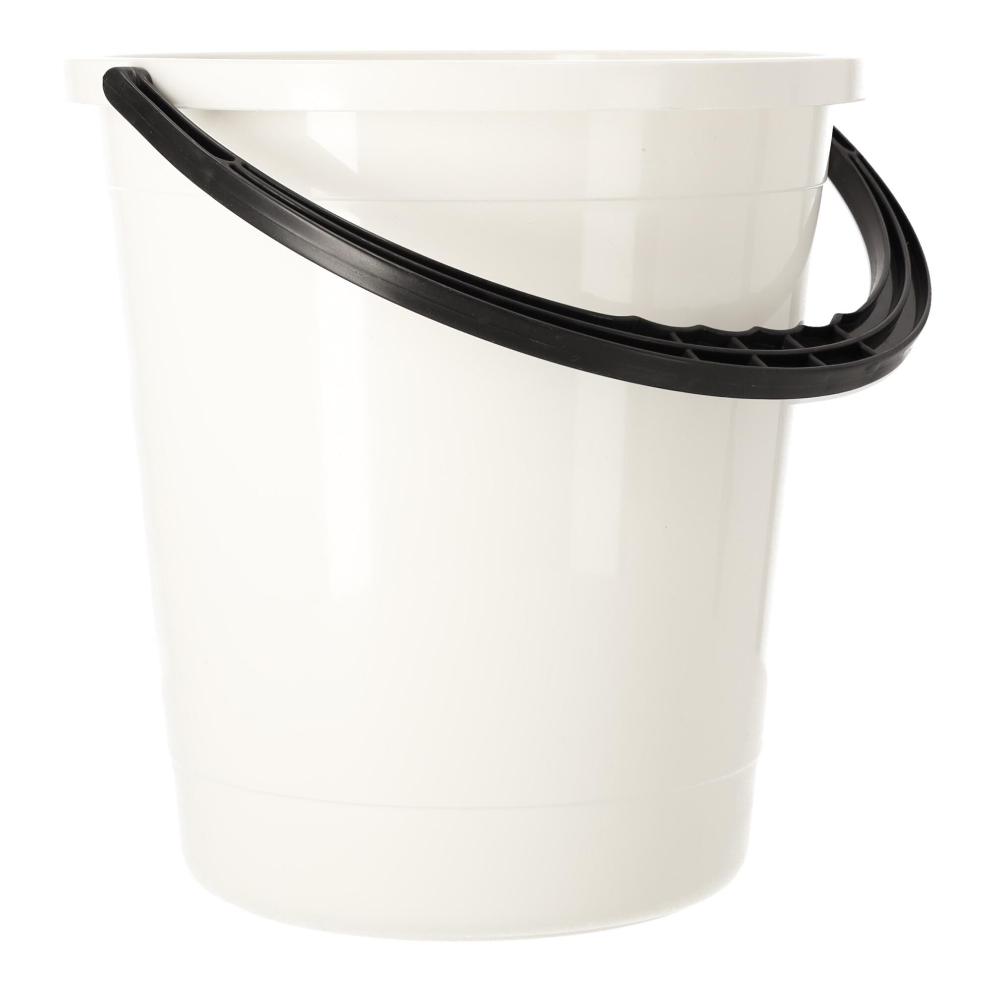 Bucket 8L, POLISH PRODUCT - white