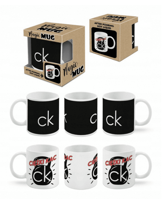 Magic mug CK - Heavy hangover with a capacity of 300 ml