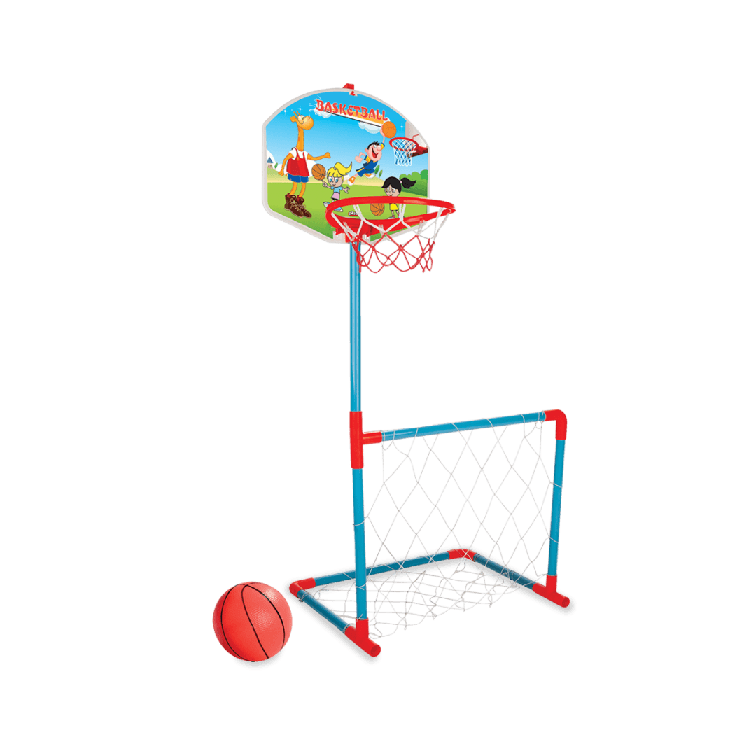 Basketball Set + Soccer Goal by Pilsan