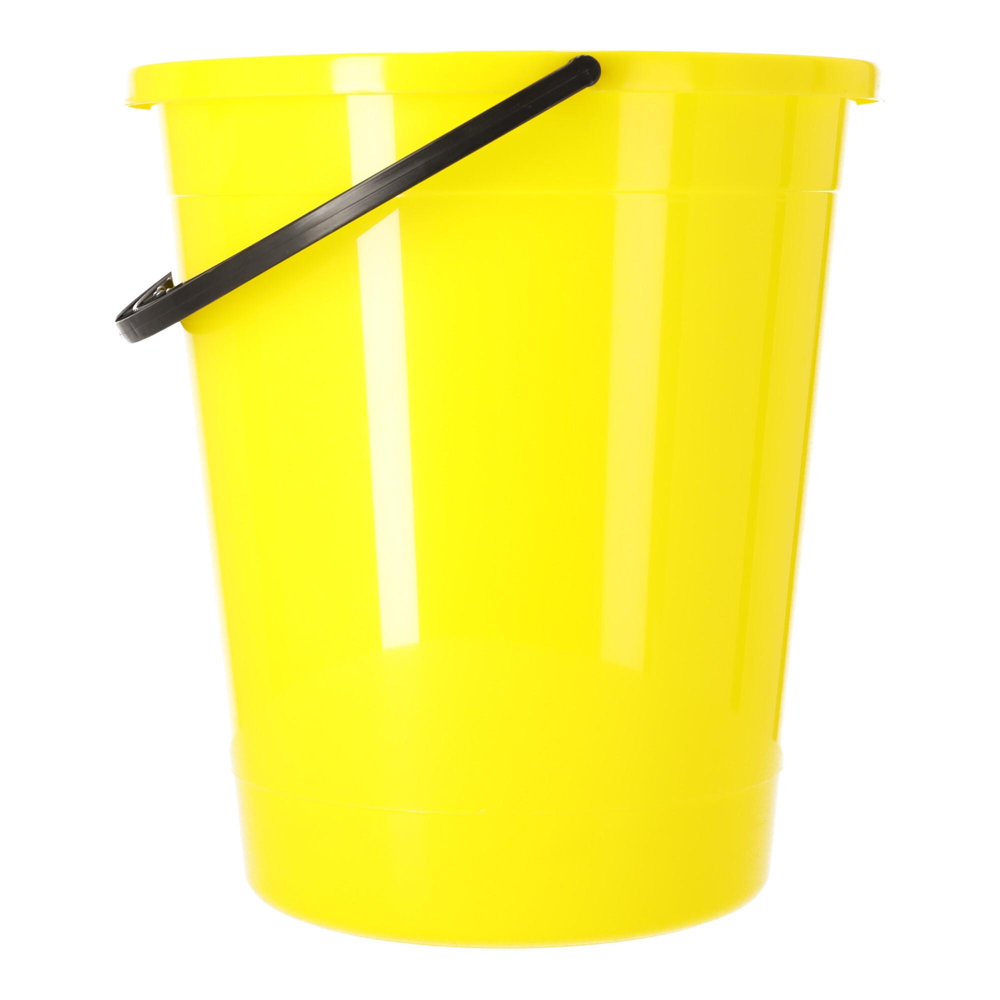 Bucket 15L, POLISH PRODUCT - yellow