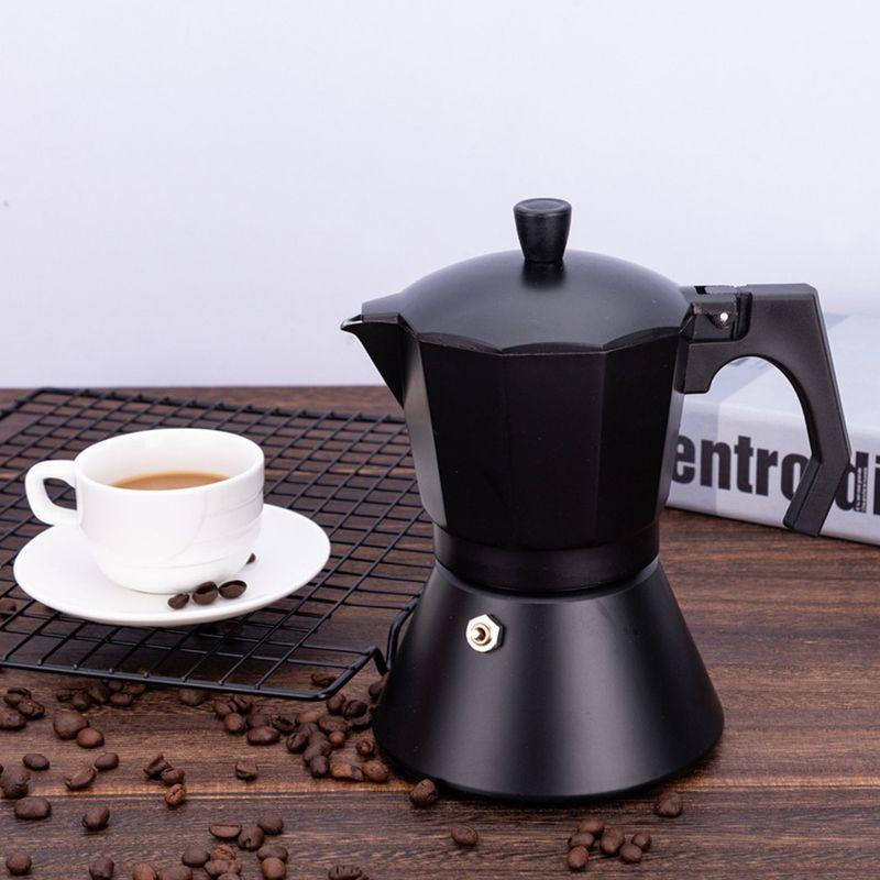 Kawiarka do kawy – czarna, 300ml, 6 filiżanek Indukcja - OUTLET