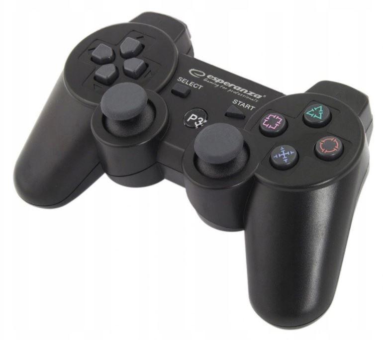 Esperanza EGG109K Gaming Controller Black Bluetooth Joystick Analogue Playstation 3