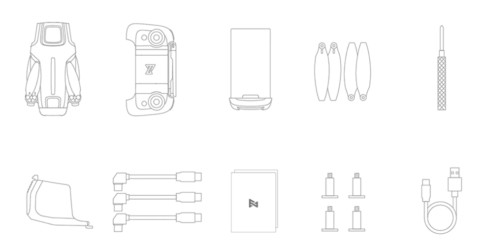 Xiaomi Fimi X8 Mini drone - white