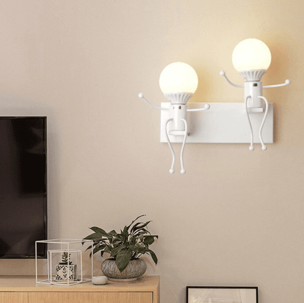 Double wall lamp / Double Loft wall lamp - white, type VII
