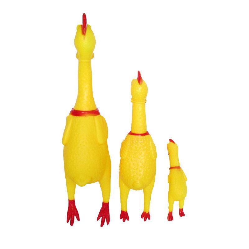 Piszcząca zabawka dla psa - kurczak, 29 cm