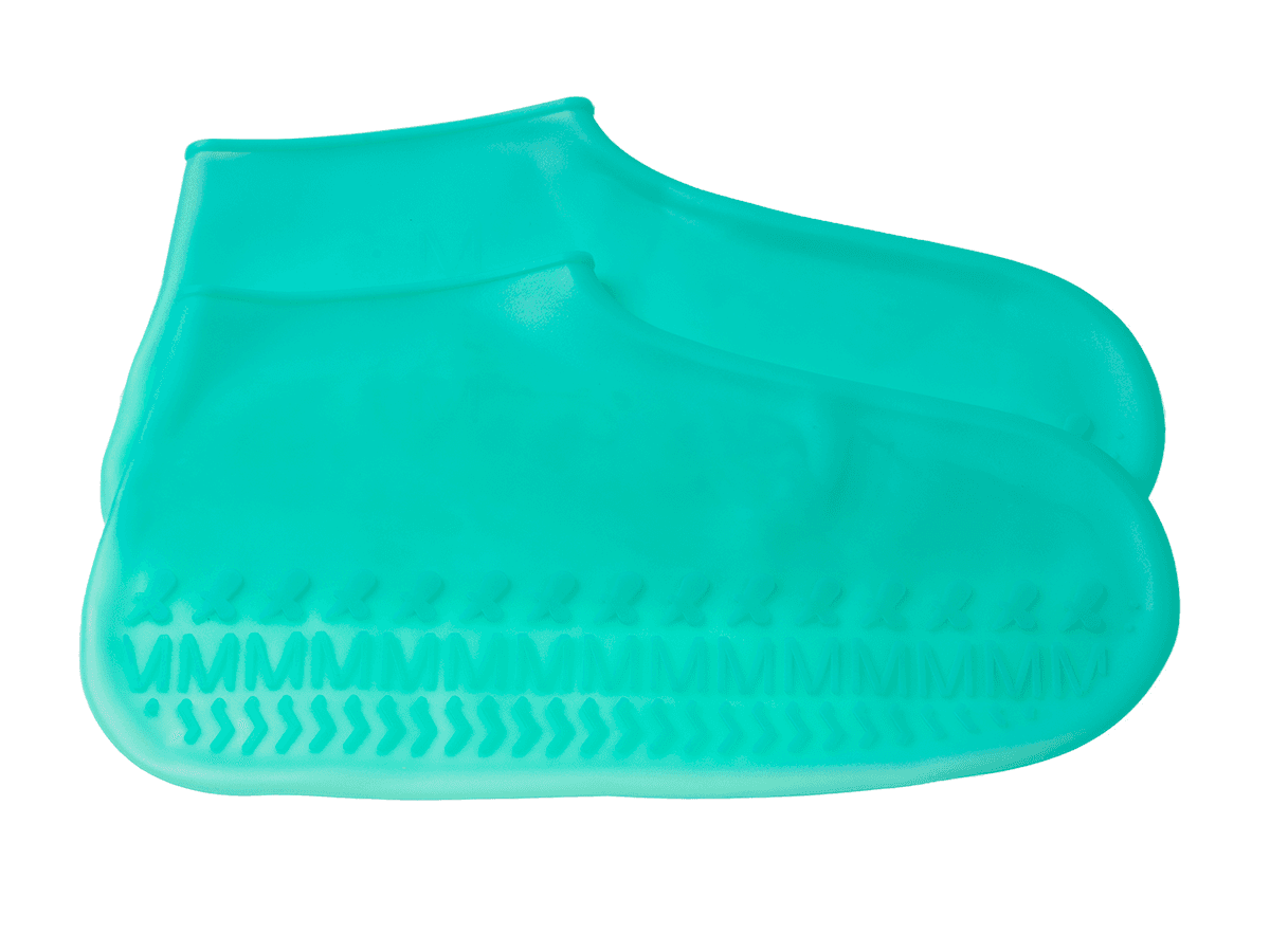 Gumowe wodoodporne ochraniacze na buty rozmiar "35-39" - zielone