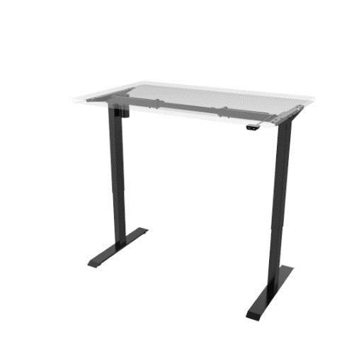 Tuckano ET114EN-B ergonomic standing desk frame black