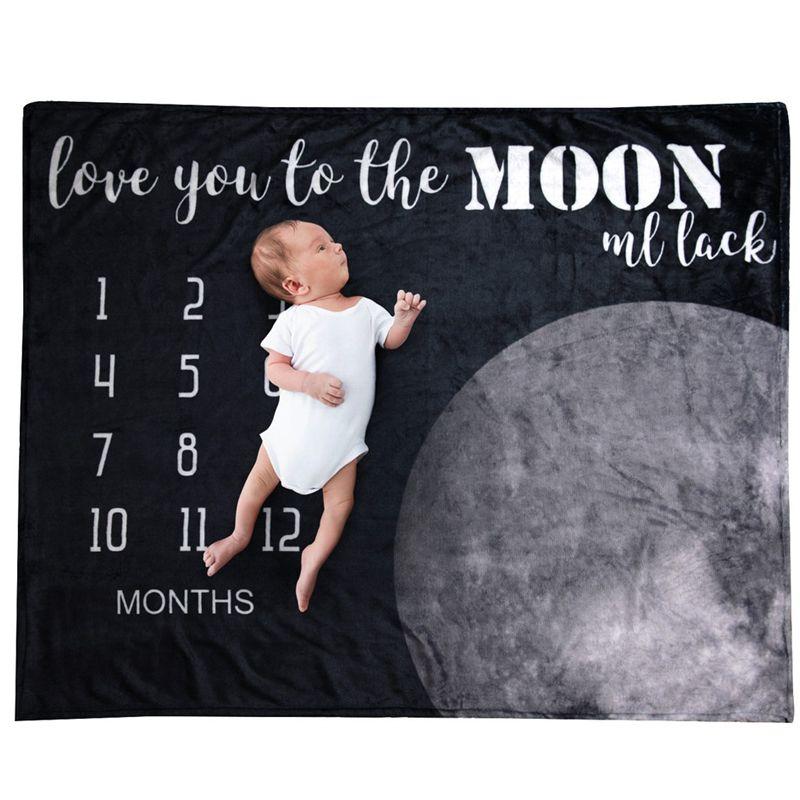 Baby photo mat 100x75 - moon