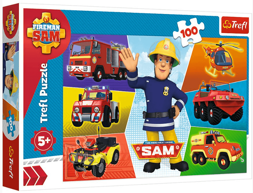 Clubs: Puzzle 100 pcs. - Fireman Sam's vehicles
