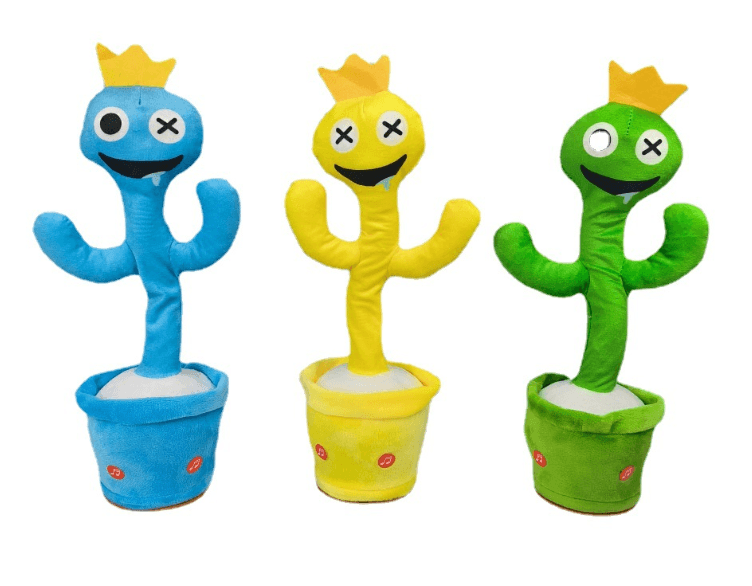 Children's toy - Dancing and singing ROBLOX RAINBOW FRIENDS mascot -  yellow