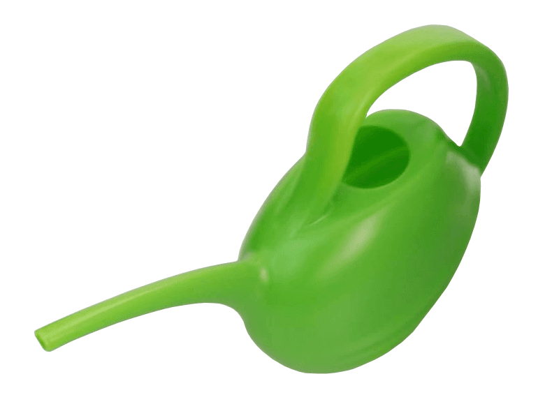 Plastic watering can with long and narrow neck, small - 2L