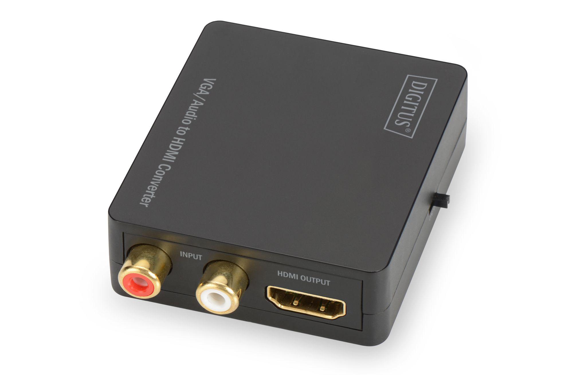 Digitus VGA to HDMI Converter incl. audio transmission