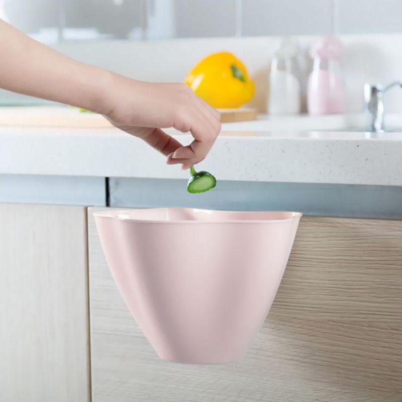 Hanging bowl / basket for the kitchen - pink