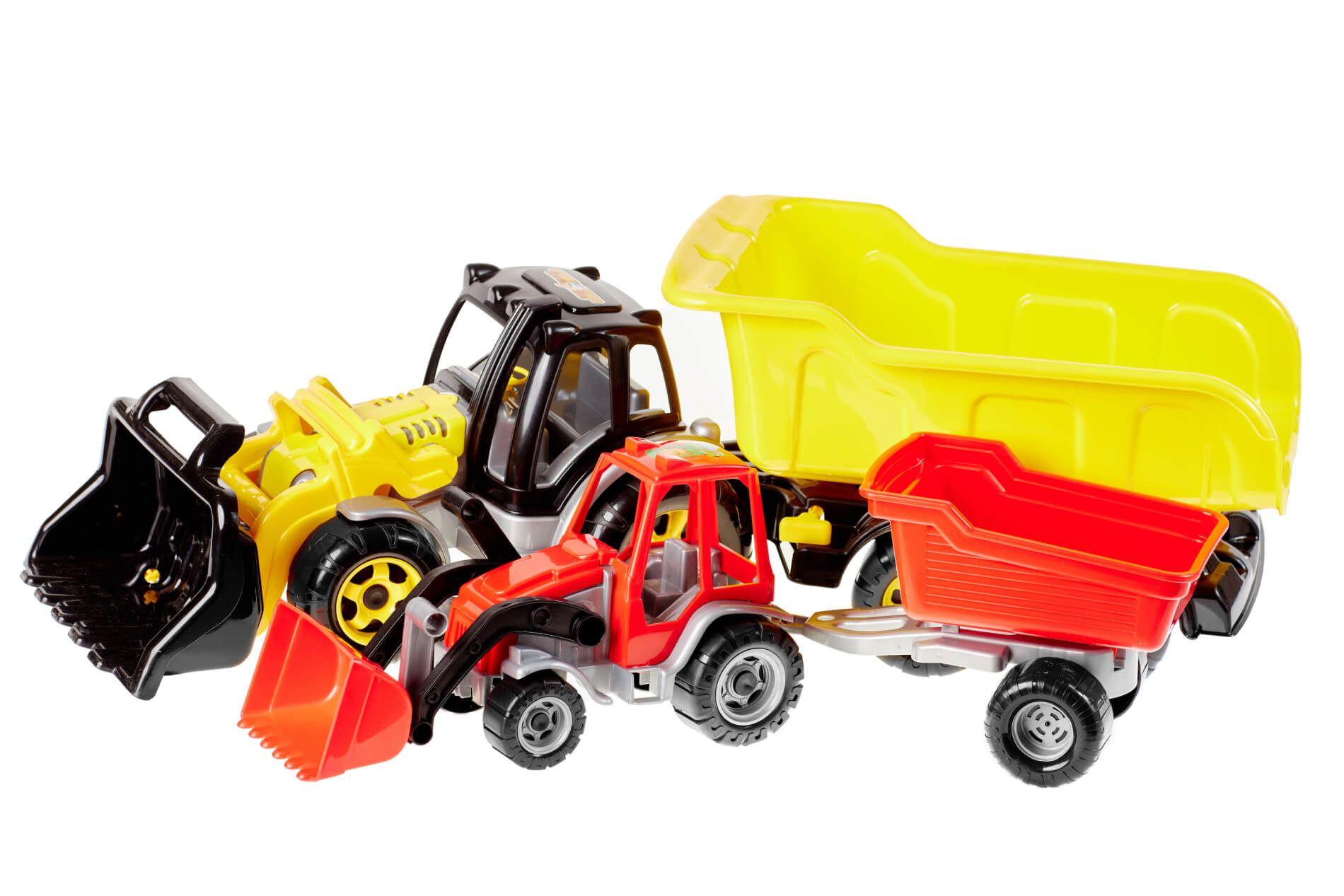Tractor MAX with loader and trailer - model 350