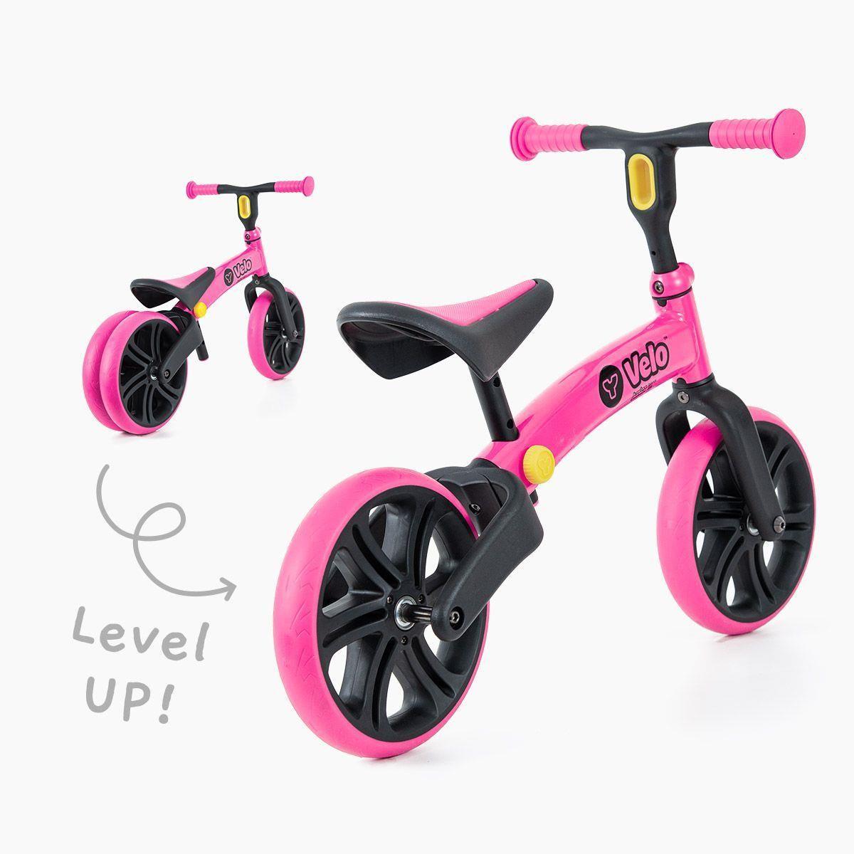 Balance bike Yvolution YVelo Junior - Pink