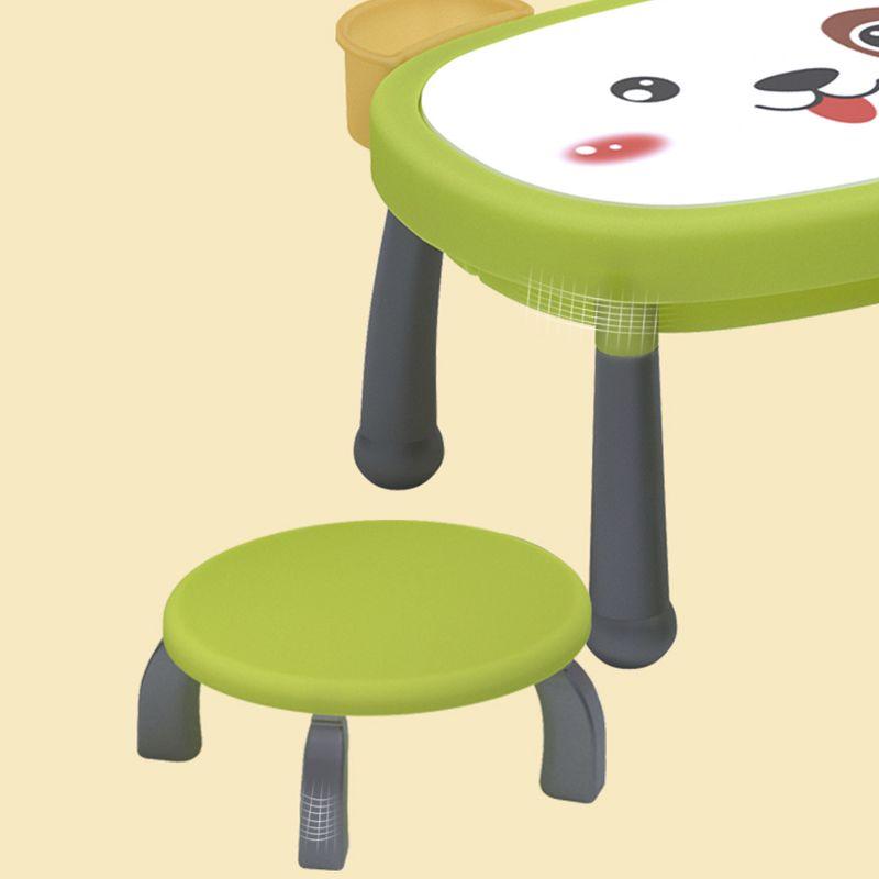 Wielofunkcyjny stolik na klocki z krzesełkiem +60 szt. klocków