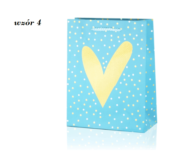 Gift bag heart 24cm x 18cm