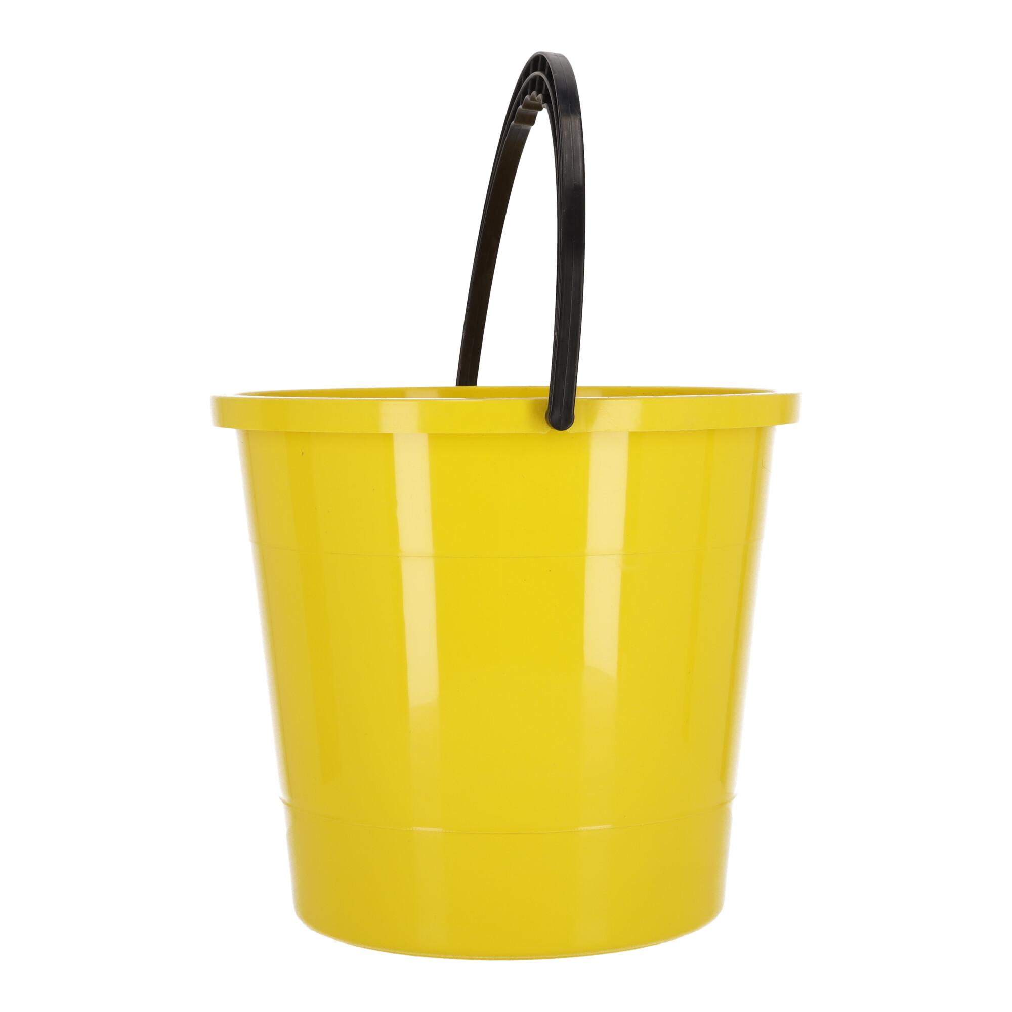 Bucket 10L, POLISH PRODUCT - yellow