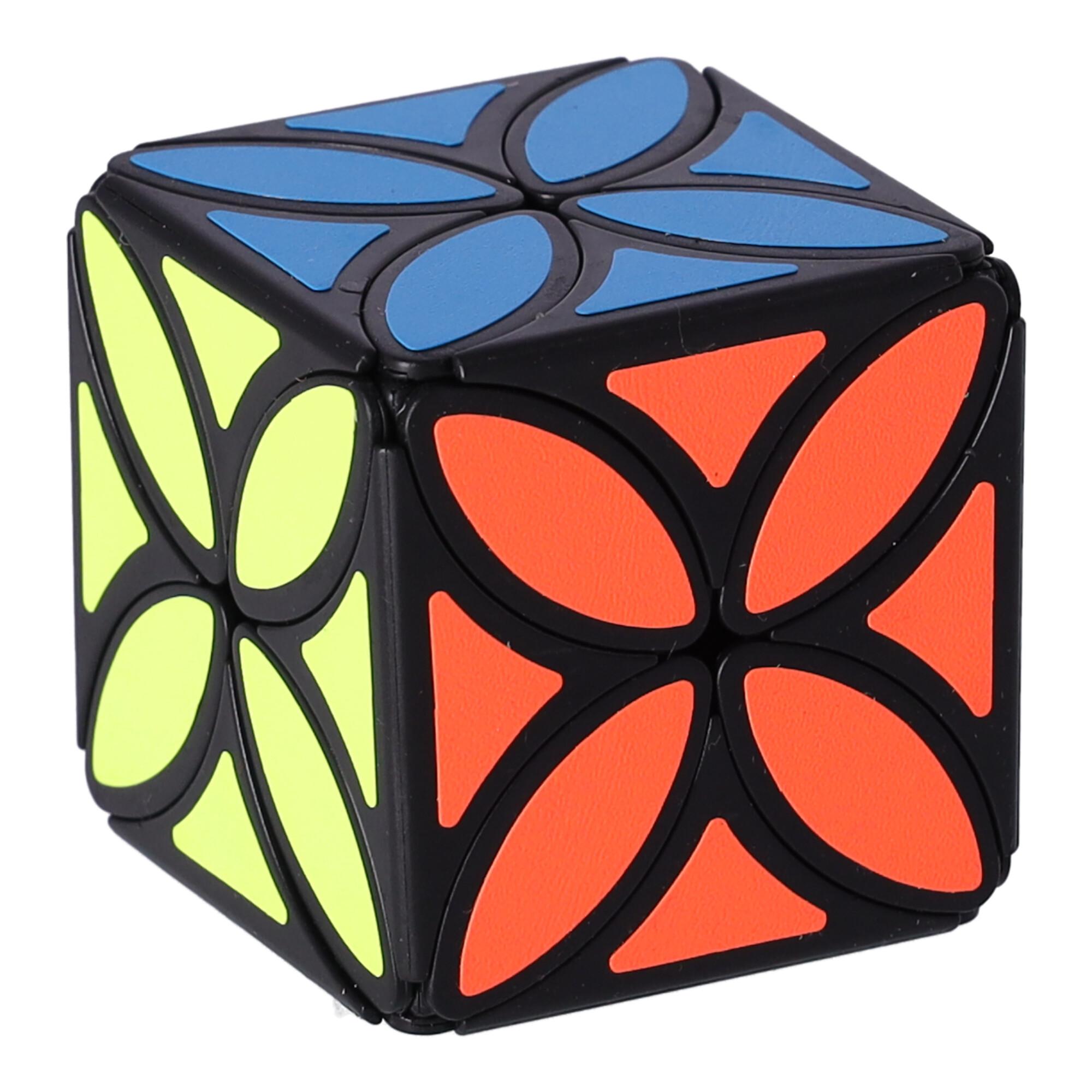 Modern jigsaw puzzle, logic cube, Rubik's Cube - Leaf Clover's, type III