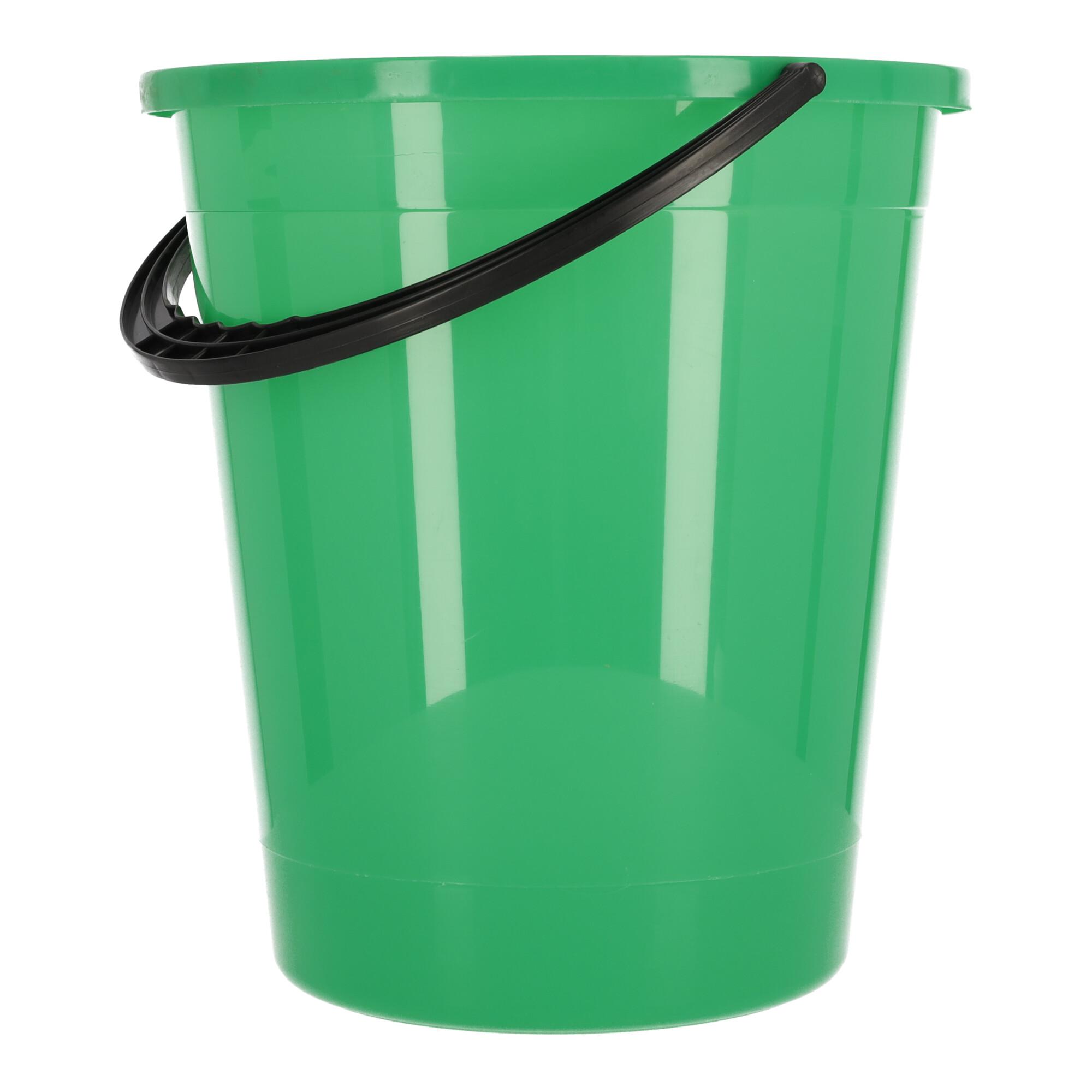 Bucket 15L, POLISH PRODUCT - green