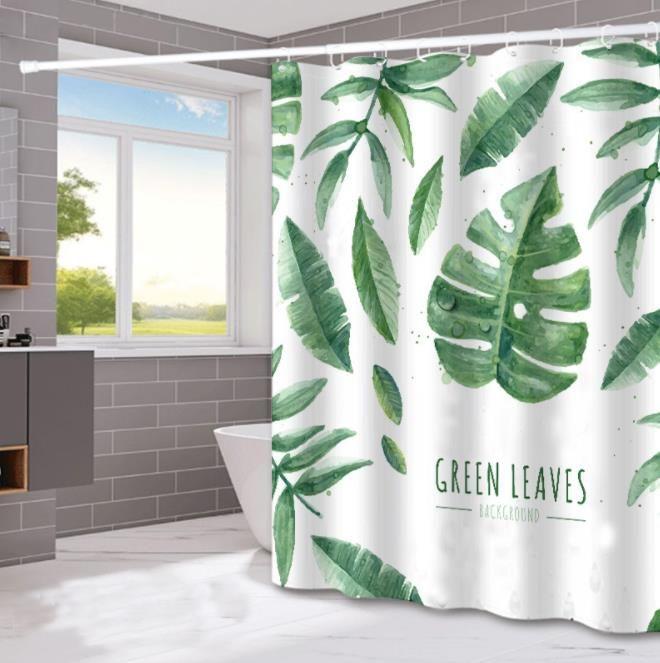 Shower curtain (width 180 cm x height 200 cm) — boho pattern