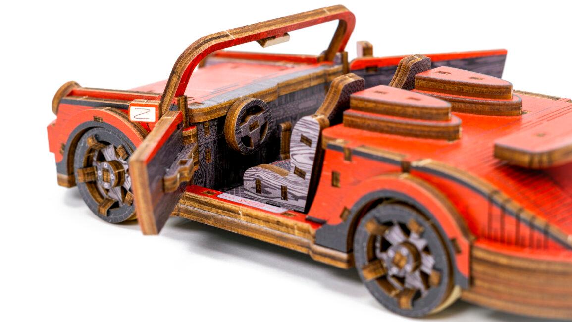 Wooden 3D Puzzle - Car Sport limited edition