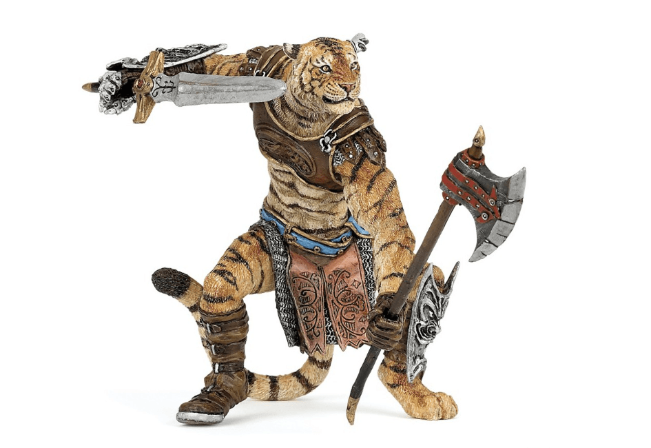 Diligence visitor each Collectible figurine Mutant tiger, Papo