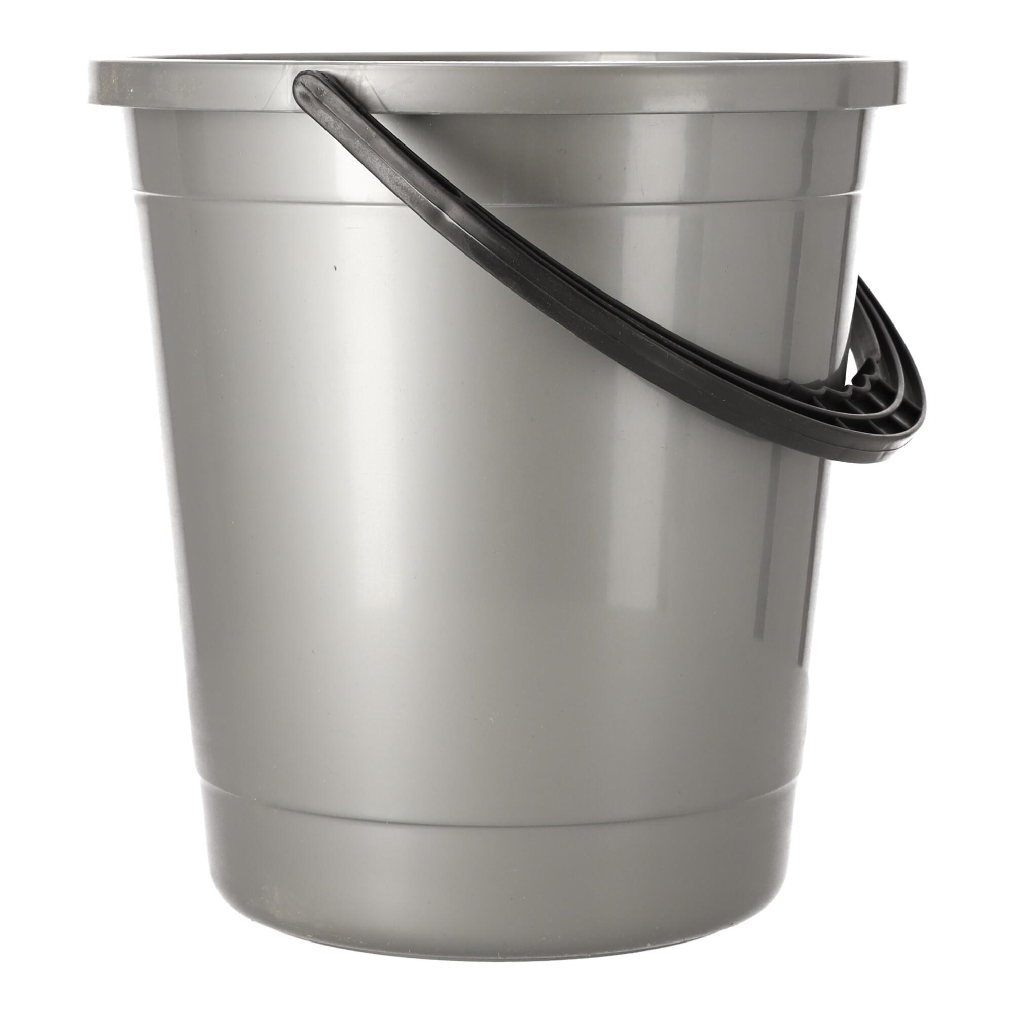 Bucket 8L, POLISH PRODUCT - grey