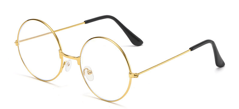 Okulary okrągłe Harry Potter - złote