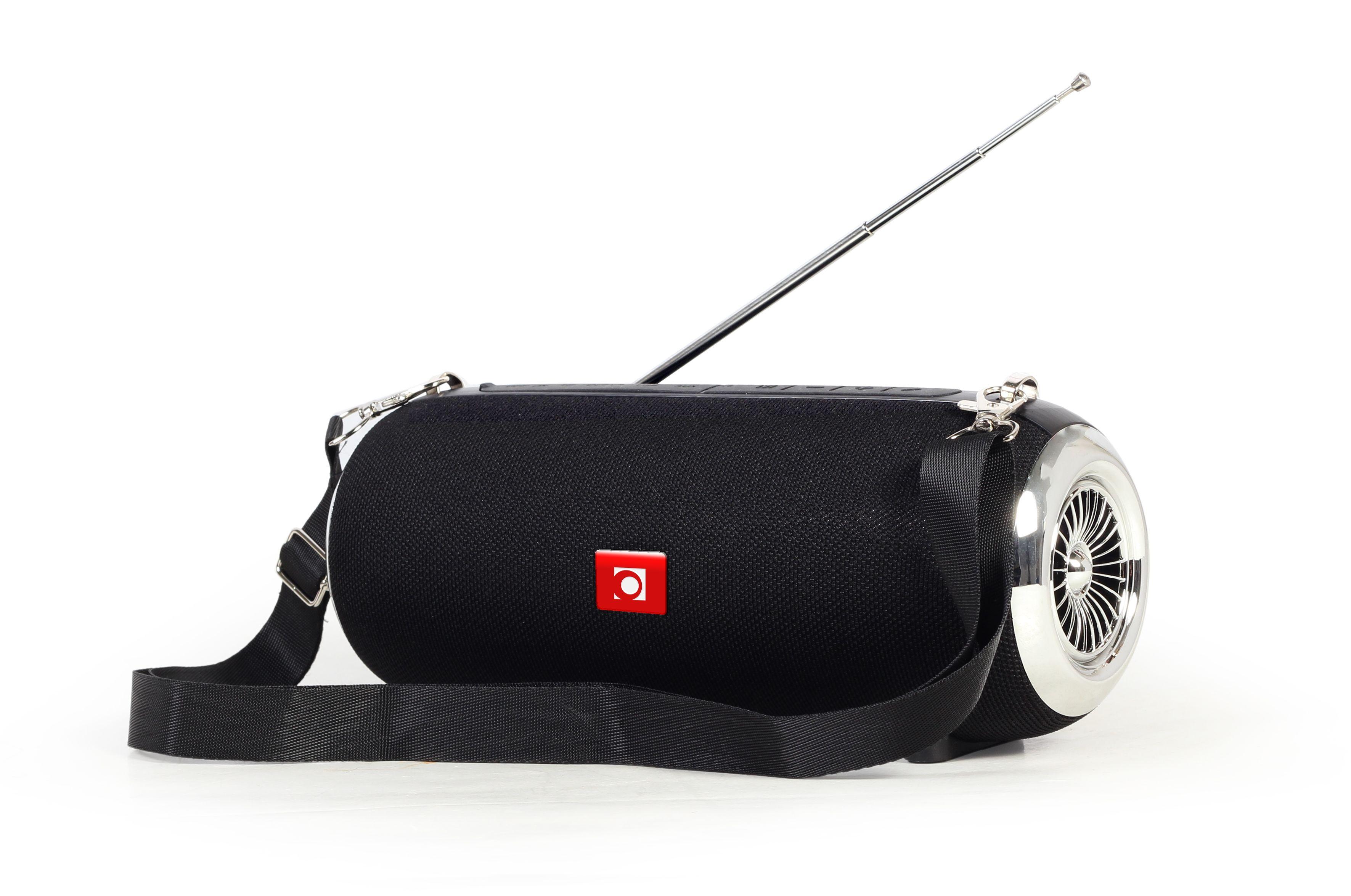 Gembird SPK-BT-17 portable Bluetooth speaker with FM-radio, black