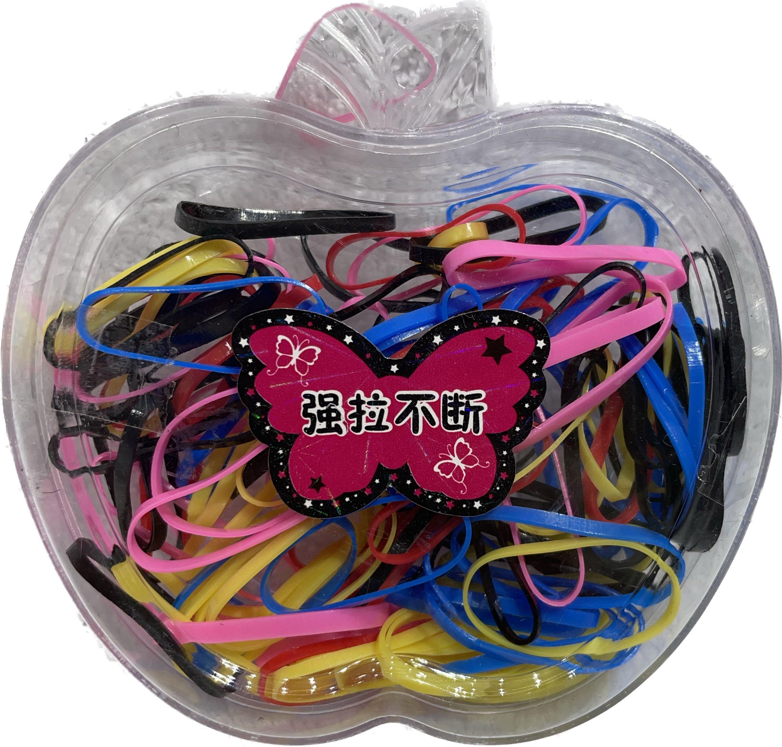 A set of rubber bands for hair recipes, mix of colors - type 1