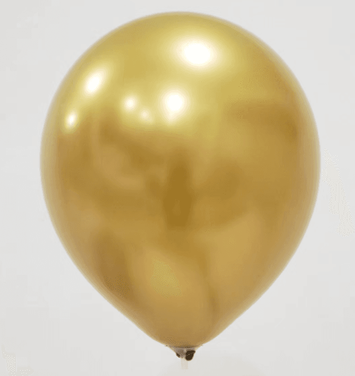 Zestaw balonów urodzinowych - srebrno - złoty 86 szt.
