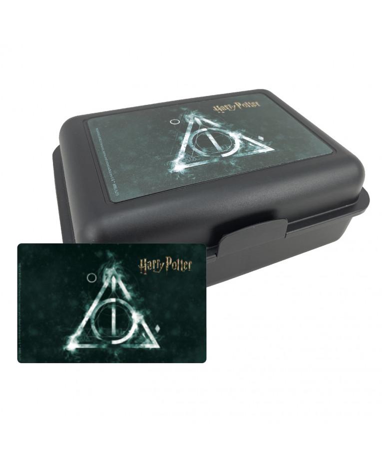 Breakfast Box, Lunch Box Harry Potter - Deathly Hallows,17,5x12,8x6,9 cm, LICENSED, ORIGINAL PRODUCT