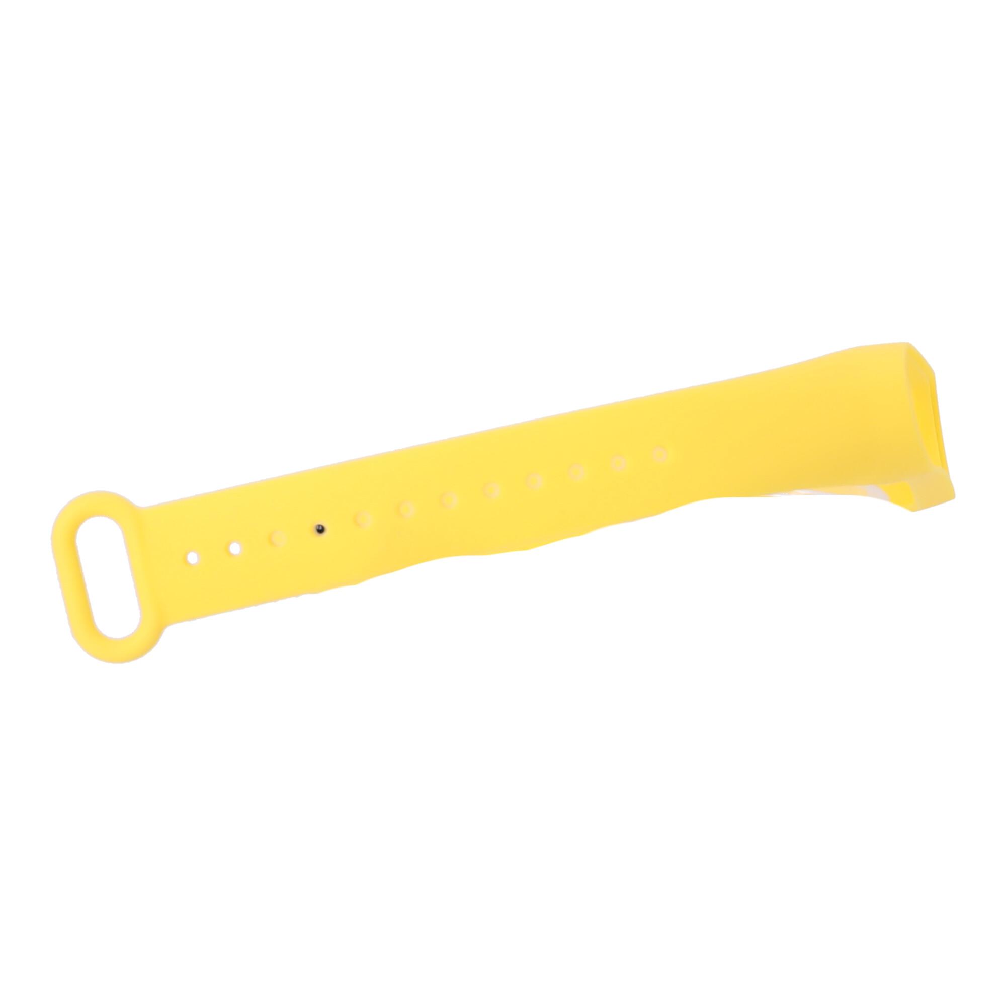 Silicone strap for Xiaomi Mi Band 3 / Xiaomi Mi Band 4 - yellow
