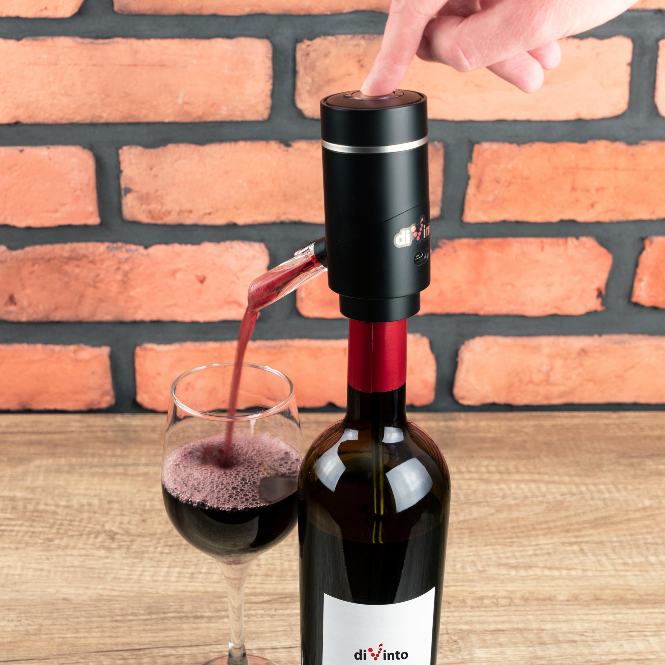 Electronic Wine Pourer with diVinto Aerator
