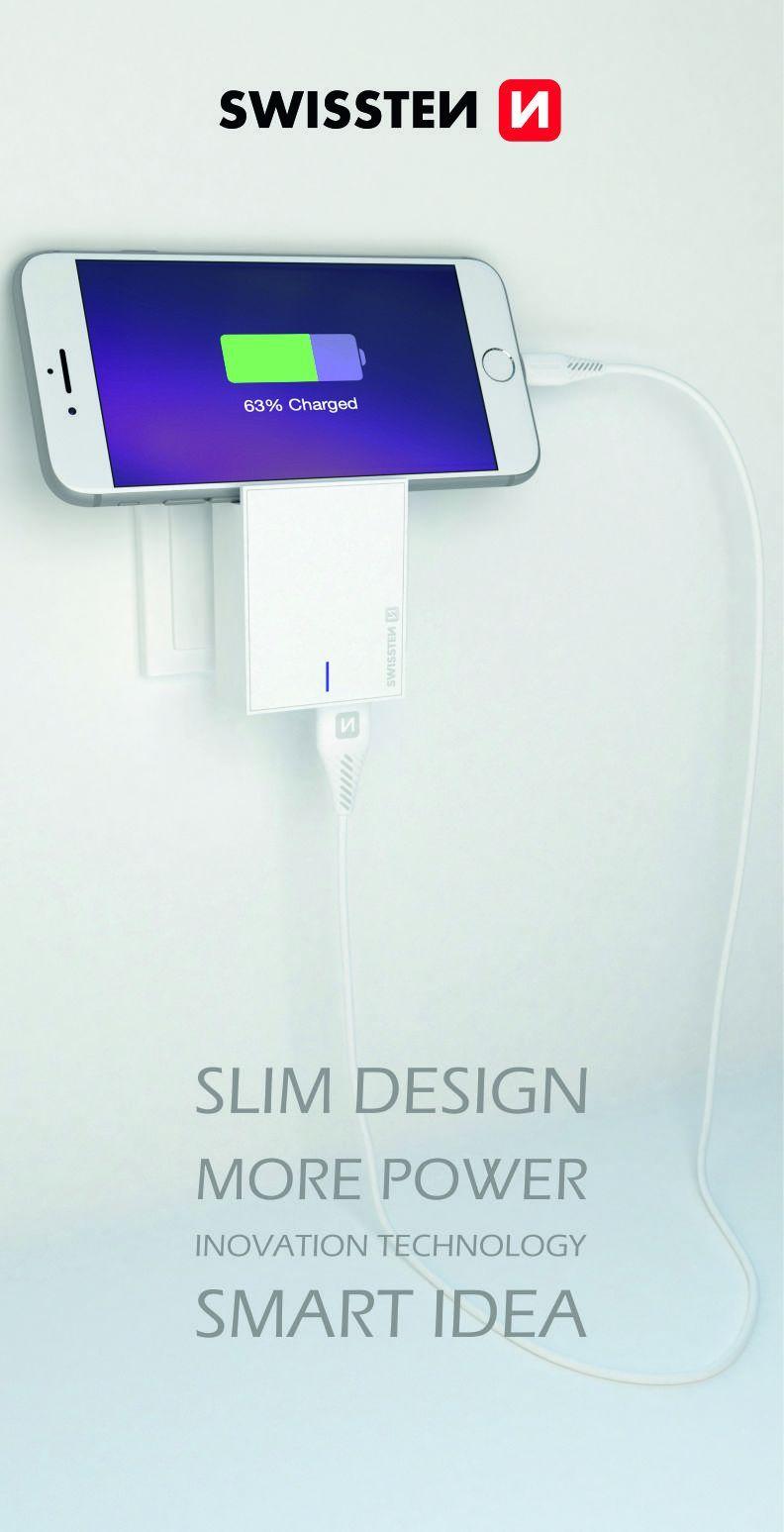 Ładowarka do iPhone 3.0 18W Power Delivery Swissten - biała
