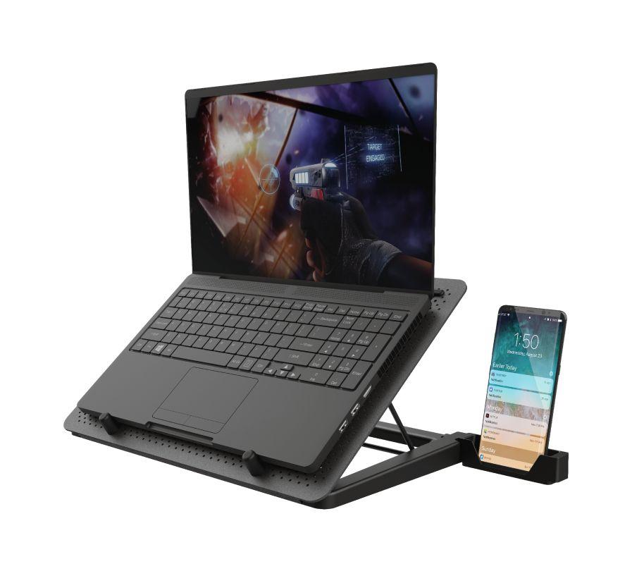 Trust GXT 1125 Quno Notebook stand Black 43.2 cm (17")