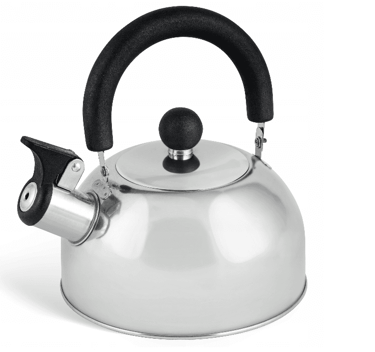Kettle with a steel whistle 1.5 l gas