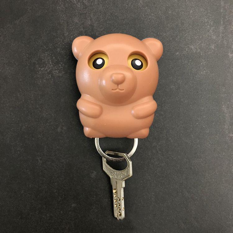 Wieszak na klucze- brązowy miś