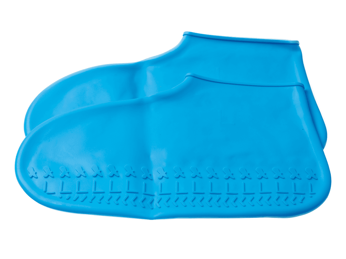 Gumowe wodoodporne ochraniacze na buty rozmiar "40-44" - niebieskie