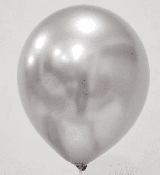 Zestaw balonów urodzinowych - srebrno - złoty 86 szt.