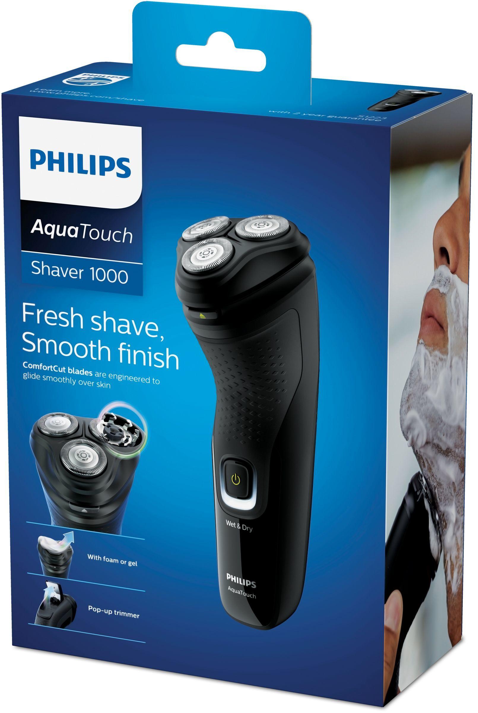 Philips 1000 series S1223/41 men's shaver Rotation shaver Trimmer Black