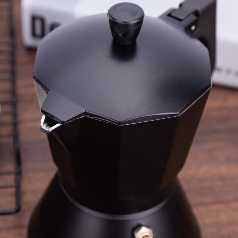 Kawiarka do kawy – czarna, 300ml, 6 filiżanek Indukcja