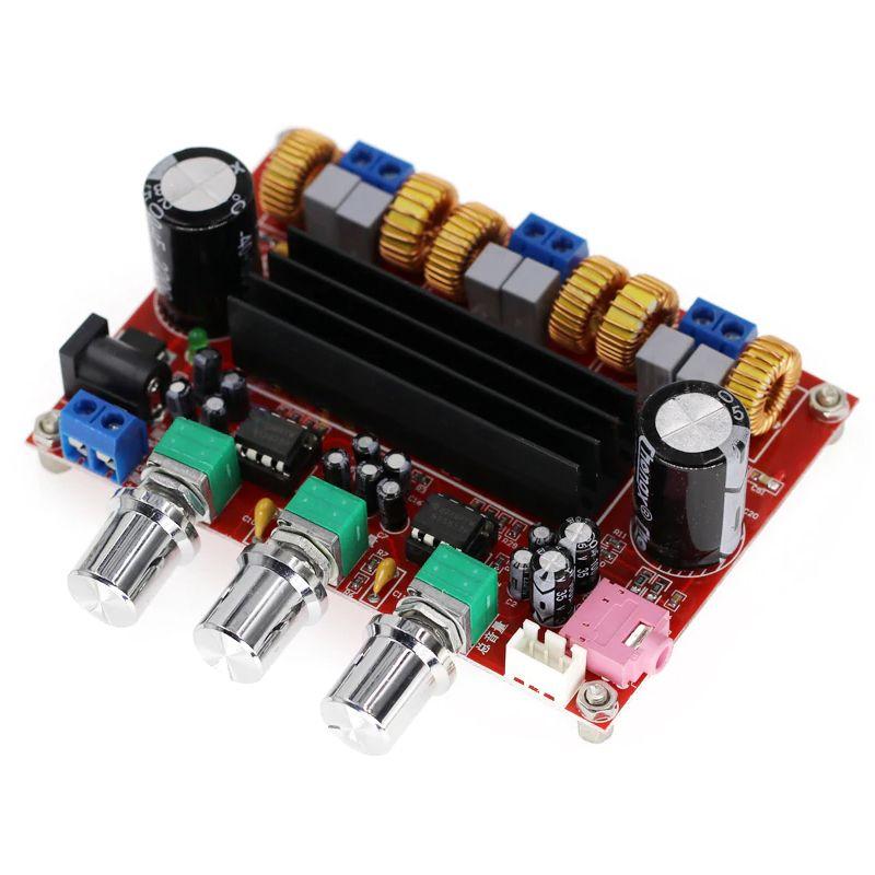2.1 Power Amplifier 2x50W + 100W (WOOFER) TPA3116D, 12V-24V TPA3116D2, Arduino