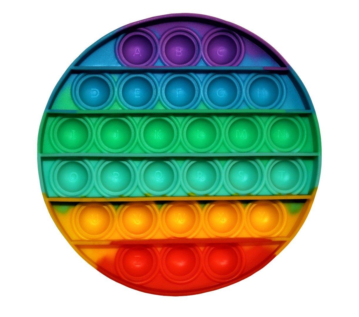 Desktop Silicone Brain-training Toys - Round Colorful